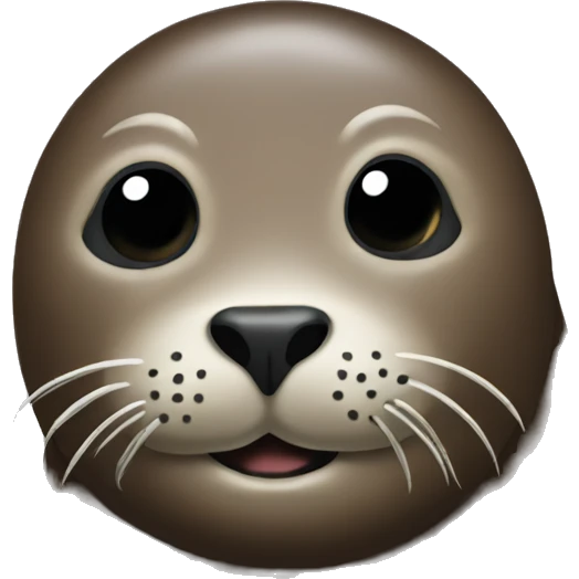 Brown seal emoji