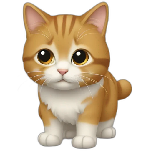 Chat sur chié. emoji