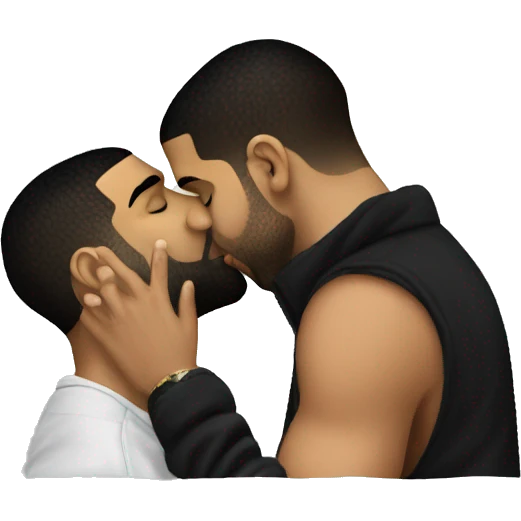 drake kissing drake kissing drake kissing drake emoji