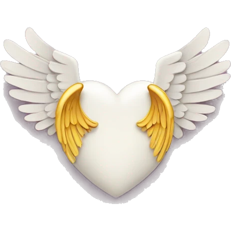 heart with angel wings emoji