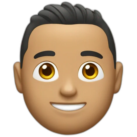 Ronaldo avec une tête d'animal emoji