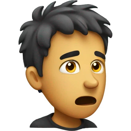 Anxious emoji