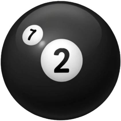 Quiero un emoji de la bola 12 del billar emoji
