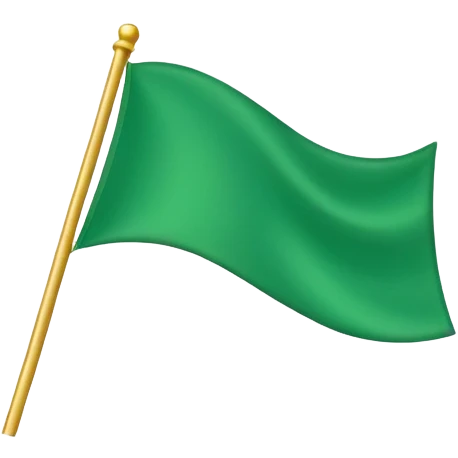 Green flag emoji