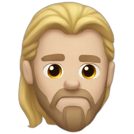 Sad thor emoji