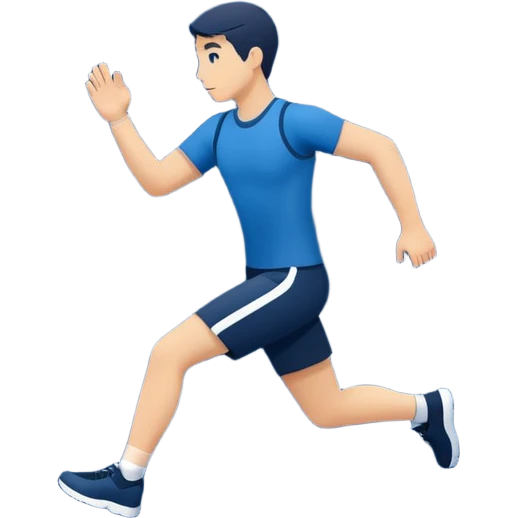 Regular physical activity icon circle emoji