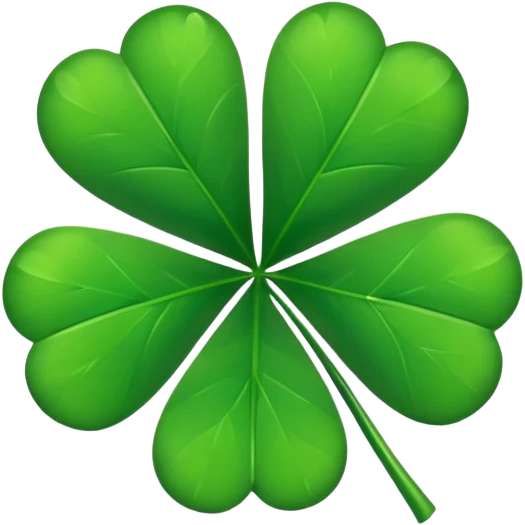 use star emoji, and add clover to make it "lucky" emoji