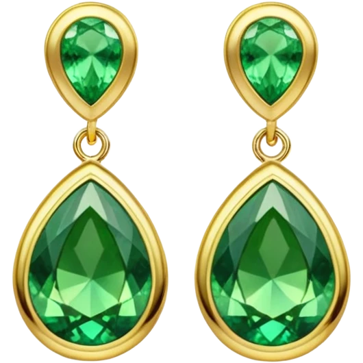 green yellow earring emoji