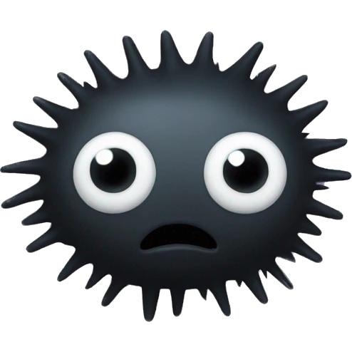 Soot Sprite (Totoro) (iOS style) emoji