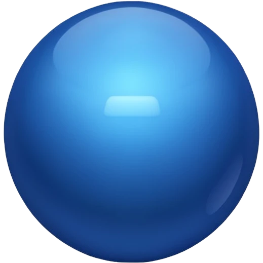 deep-blue sphere emoji