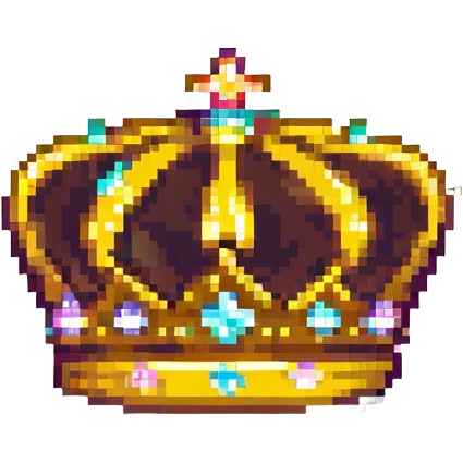 Add gold details to the crown emoji