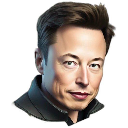 Elon musk avec une liasse de billets emoji