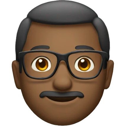 With specs’s  emoji
