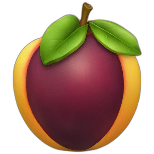 mangostan-fruit emoji