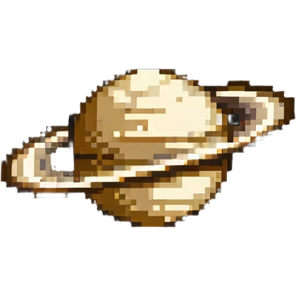 planet saturn with rings emoji
