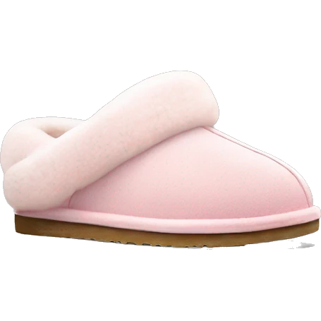 UGG slippers light pink emoji