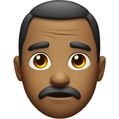 Unimpressed face emoji