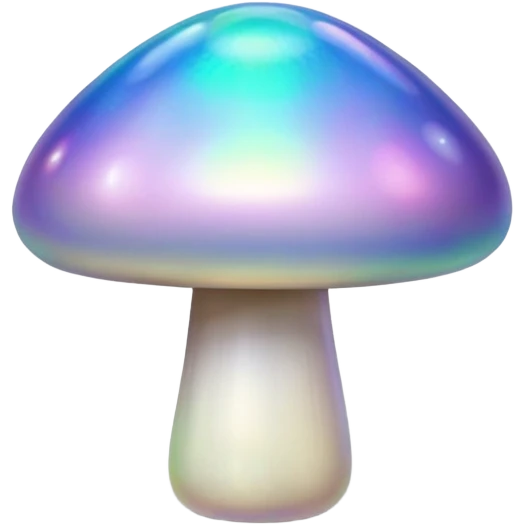 Opal stone mushroom  emoji