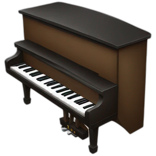 Chat qui joue du piano emoji