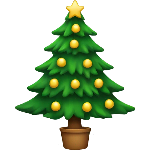 Christmas tree emoji
