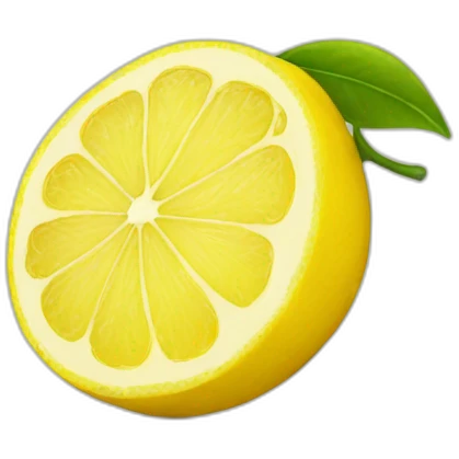 lemon emoji