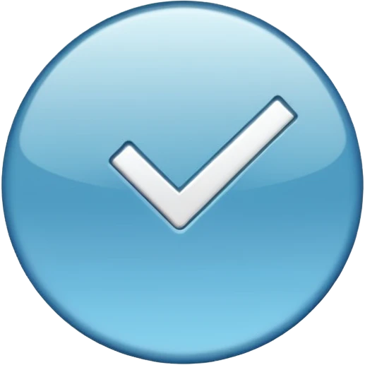 галочка как в тик токе emoji