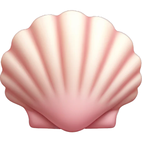 shell light pink emoji