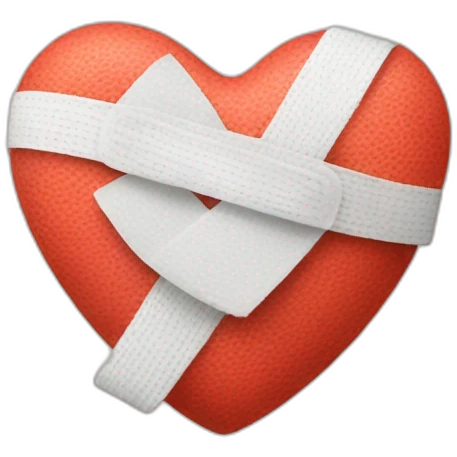Heart with bandage emoji