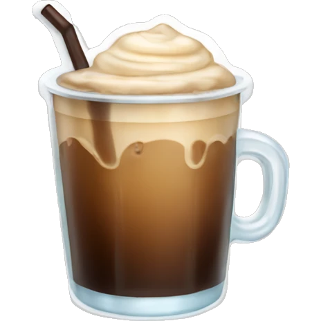 Iced coffee emoji