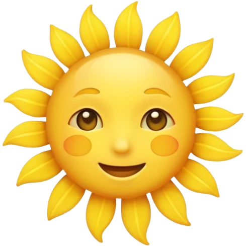 Sunshine emoji