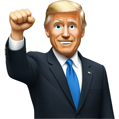  President fist pump emoji