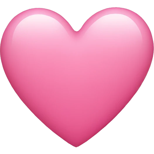 Pink heart emoji
