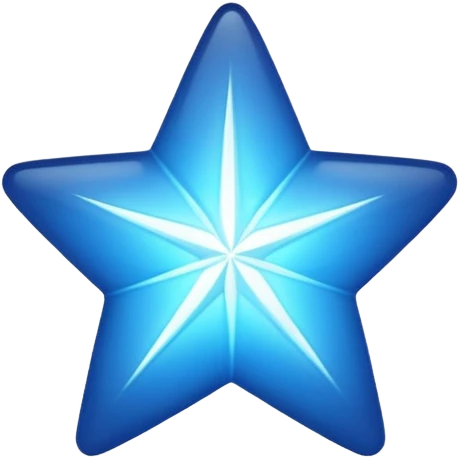 Blue star emoji
