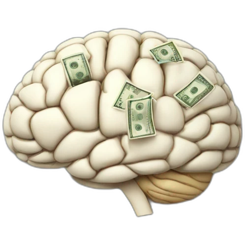 brain with money emoji