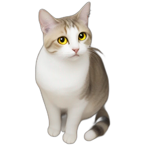 curious cat on wooden floor emoji