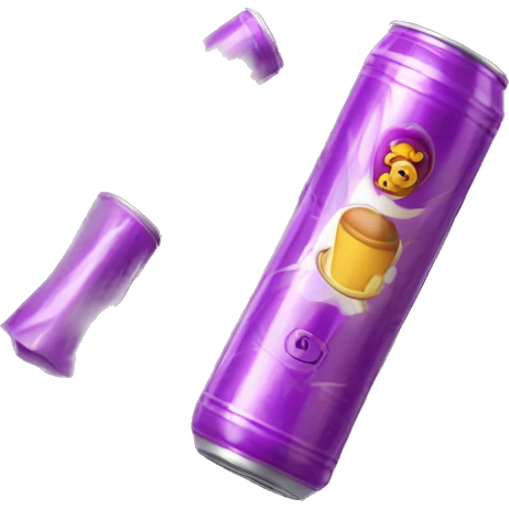 canette violette "MMX" emoji