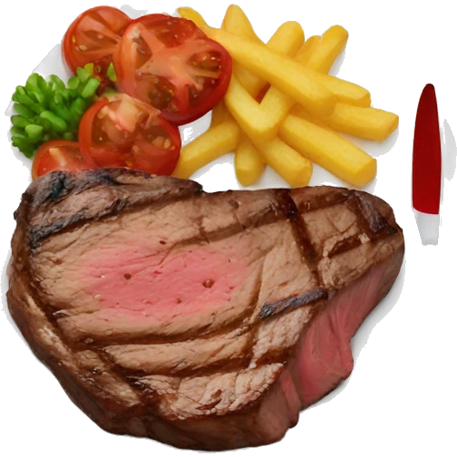 Steak dinner emoji