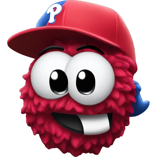 The Philadelphia Phillies mascot emoji