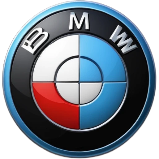 Bmw logo black red emoji