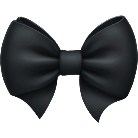 black bow  emoji