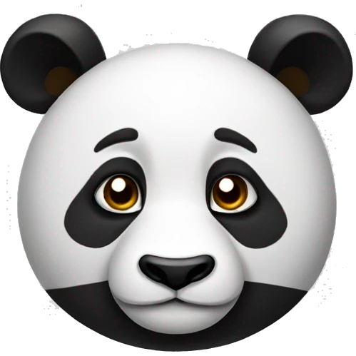 Lazy panda emoji