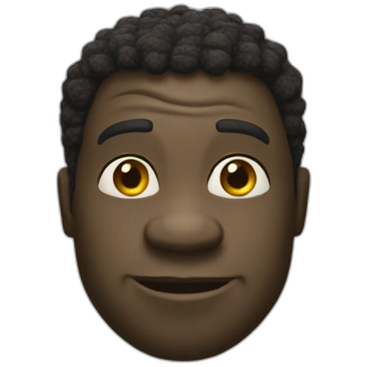 black-shrek emoji