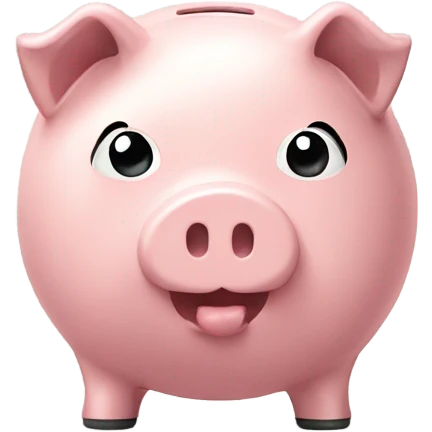 cute piggy bank emoji