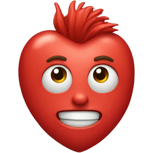red heart emoji