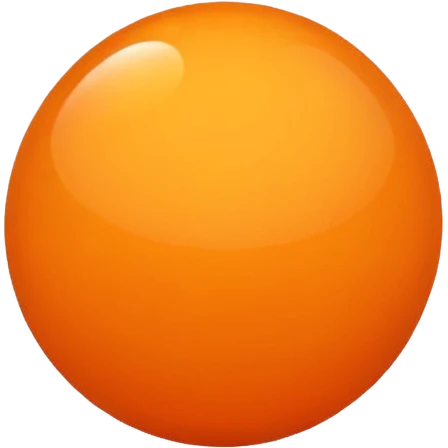 Orange aesthetic emoji