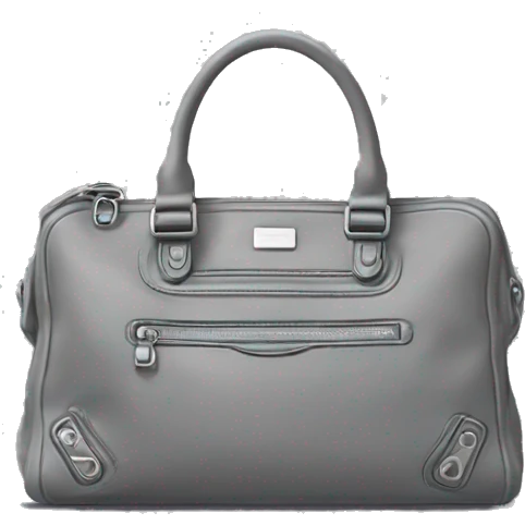 BALENCIAGA gray bag emoji