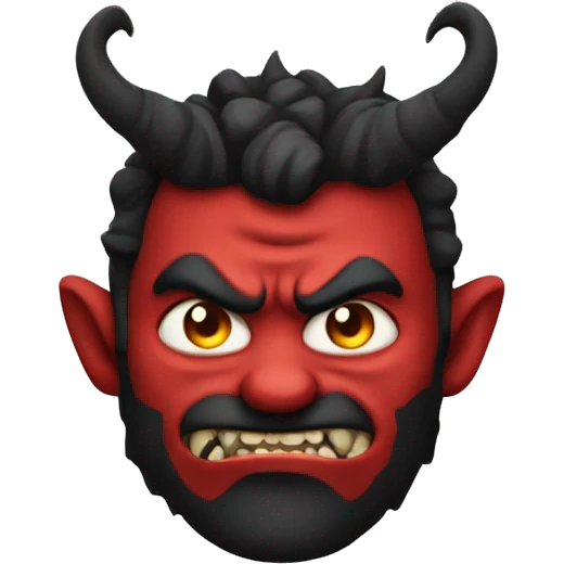 Demon side vew emoji