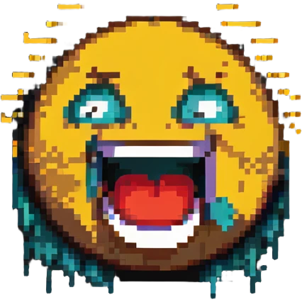 animated emoji with expressive face, mouth open, eyes wide, with the word 'LIES' in bold, energetic lettering, vibrant colors, dynamic motion lines emoji