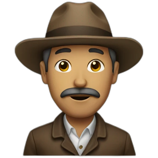 Hombre fumando emoji