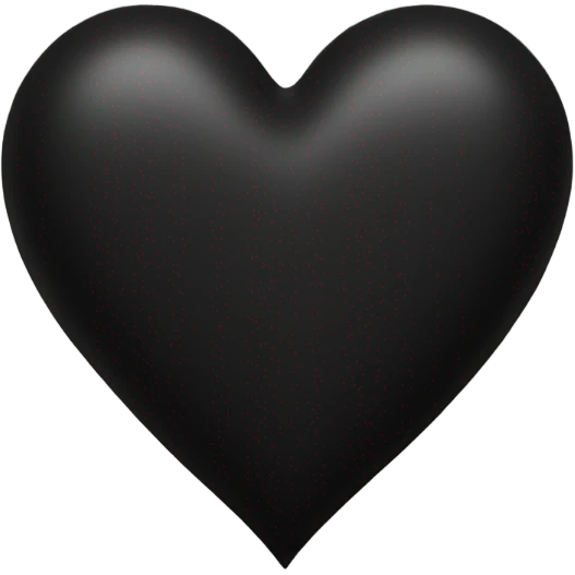 Black heart emoji
